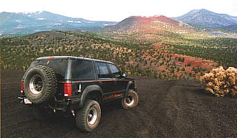 On cinder hill near Flagstaff, AZ